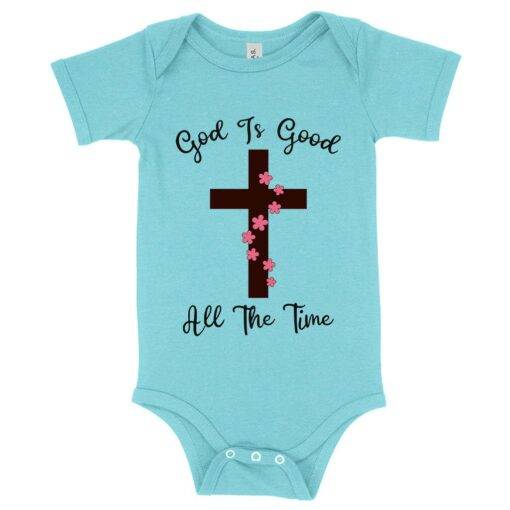 Baby God Is Good Onesie - Christian 3