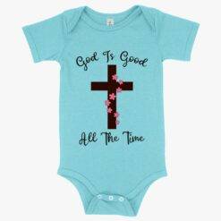 Baby God Is Good Onesie - Christian