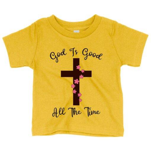 Baby God Is Good Christian T-Shirts - Image 3