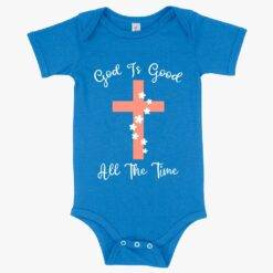 Baby Jersey God Is Good Christian Onesie