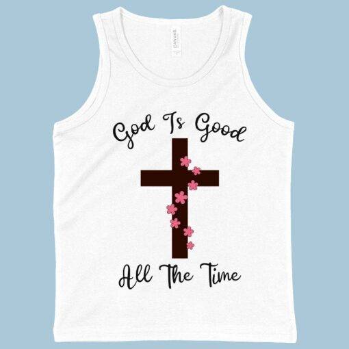 Kids' God Is Good Christian Tank - Image 3