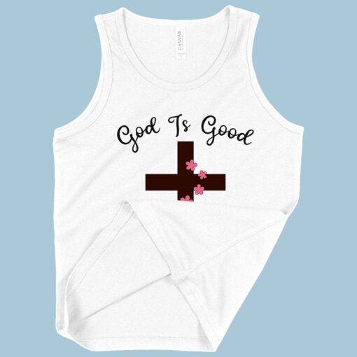 Kids' God Is Good Christian Tank - Image 4