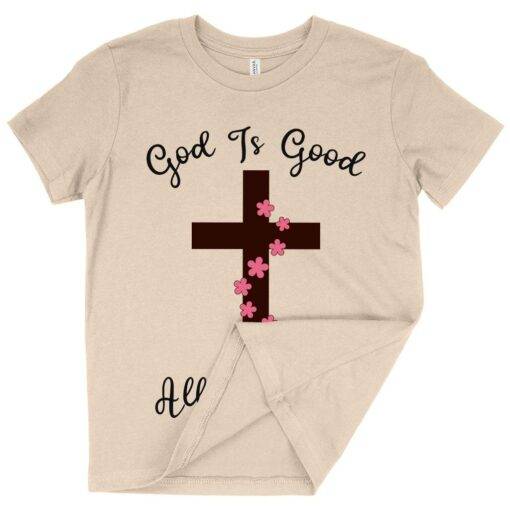 Kids' God Is Good Christian T-Shirt - Image 4