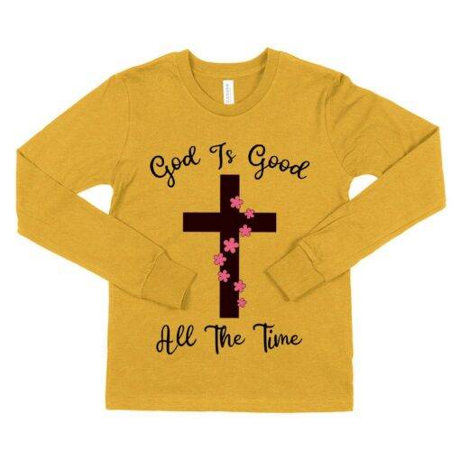 Kids' God Is Good Long Sleeve T-Shirt 4