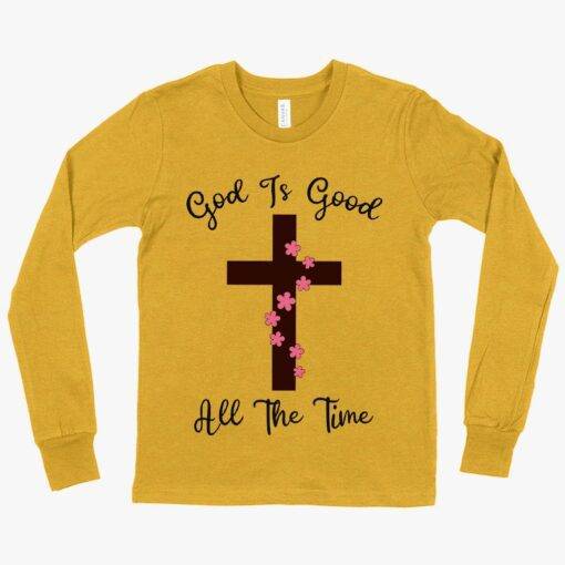 Kids' God Is Good Long Sleeve T-Shirt 1