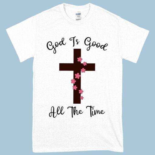 Heavy Cotton God Is Good Christian T-Shirt 3