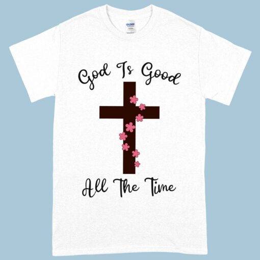 Heavy Cotton God Is Good Christian T-Shirt 2