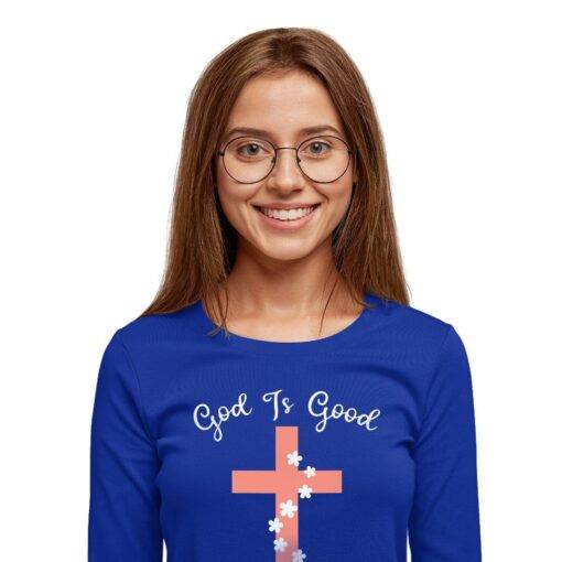 God Is Good Long Sleeve Christian T-Shirt 6