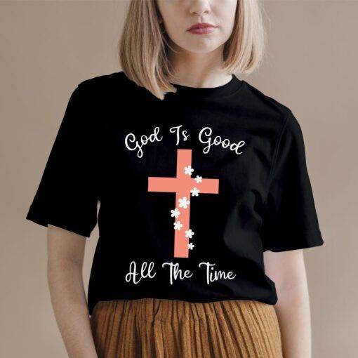 God Is Good T-Shirt Christian Message T-Shirts - Image 6