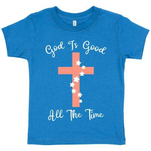 Toddler God Is Good T-Shirt - Christian Message T-Shirts - Image 2
