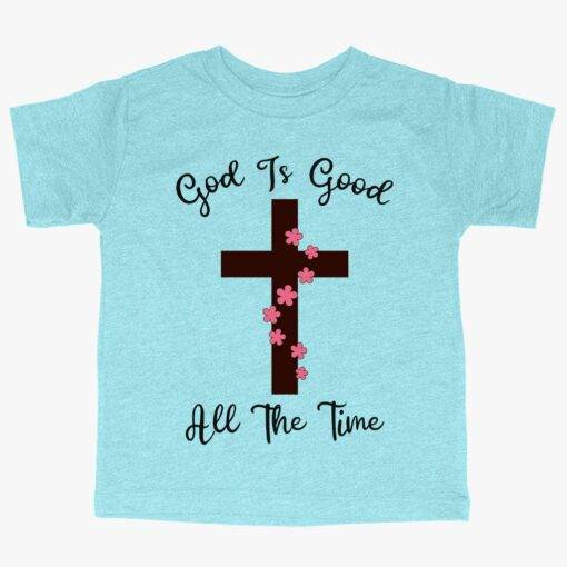 Triblend Toddler God Is Good T-Shirt - Christian Message T-Shirts 1