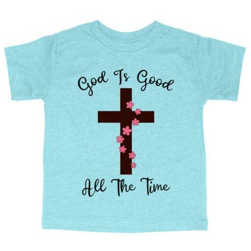Triblend Toddler God Is Good T-Shirt - Christian Message T-Shirts 2