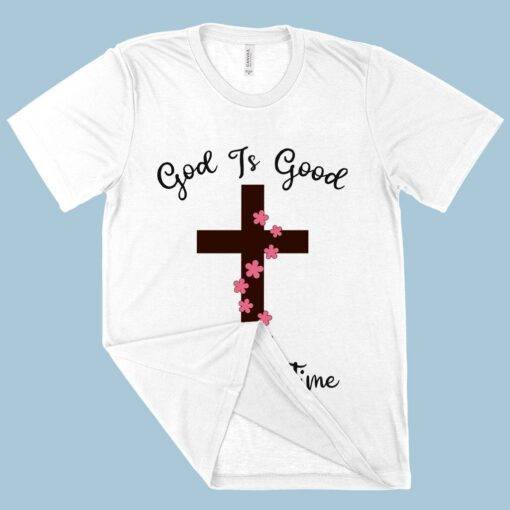 Viscose God Is Good T-Shirt - Christian Message T-Shirts 4