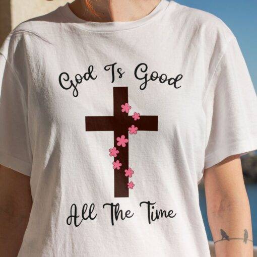 Viscose God Is Good T-Shirt - Christian Message T-Shirts 6