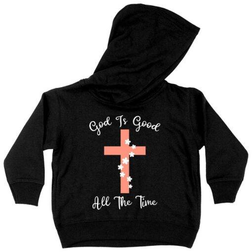 Toddler God Is Good Hoodie - Christian Message Hoodies - Image 3
