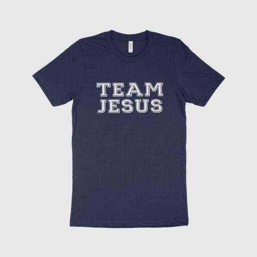 Team Jesus Unisex Jersey T-Shirt Made in USA - Image 2