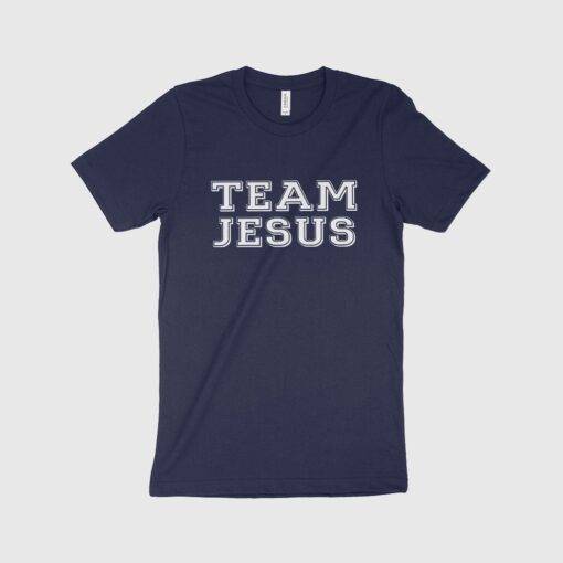 Team Jesus Unisex Jersey T-Shirt Made in USA 3