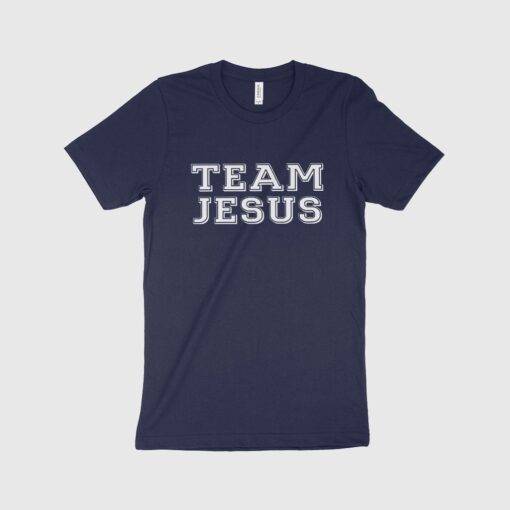 Team Jesus Unisex Jersey T-Shirt Made in USA - Image 3