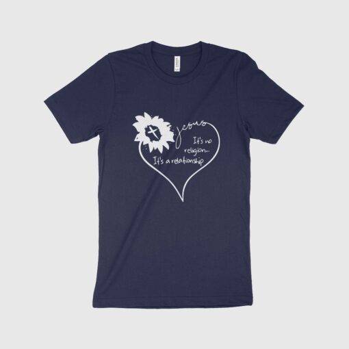 Jesus It's a Relationship Unisex Jersey T-Shirt Made in USA 3