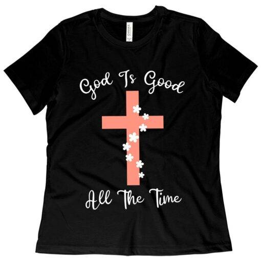 Women's God Is Good T-Shirt - Christian Message T-Shirts - Image 3