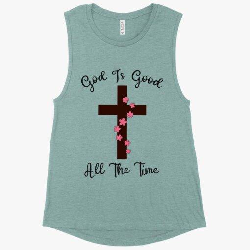 Women's Muscle God Is Good Tank