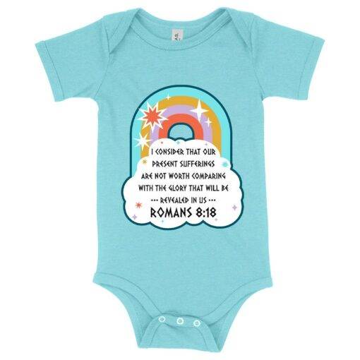 That Our Present Sufferings Onesie - Image 3
