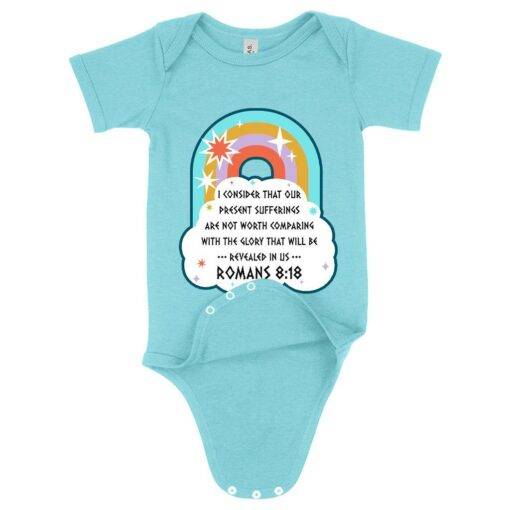 That Our Present Sufferings Onesie - Image 4