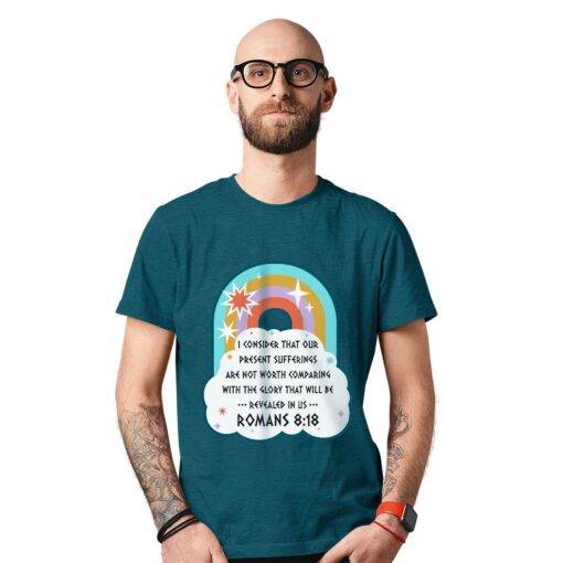 Heather Our Present Sufferings T-Shirt - Image 6