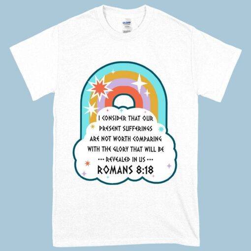 Heavy Cotton Our Present Sufferings T-Shirt - Image 3