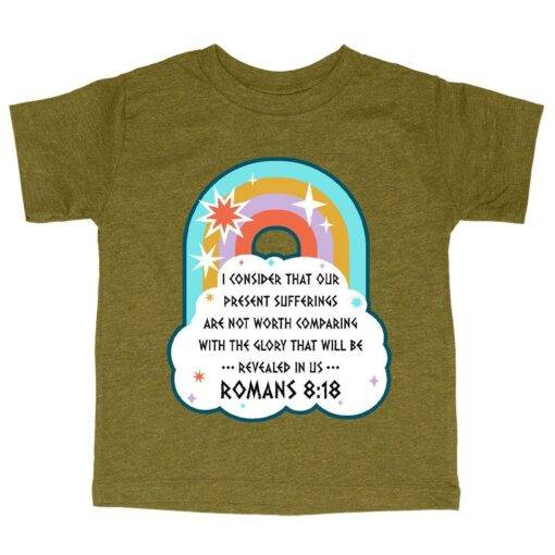 Triblend Toddler Present Sufferings T-Shirt 1