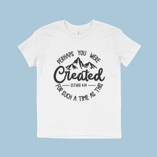 Kids' Best Selling Christian Created for Such a Time as This T-Shirt - Image 2