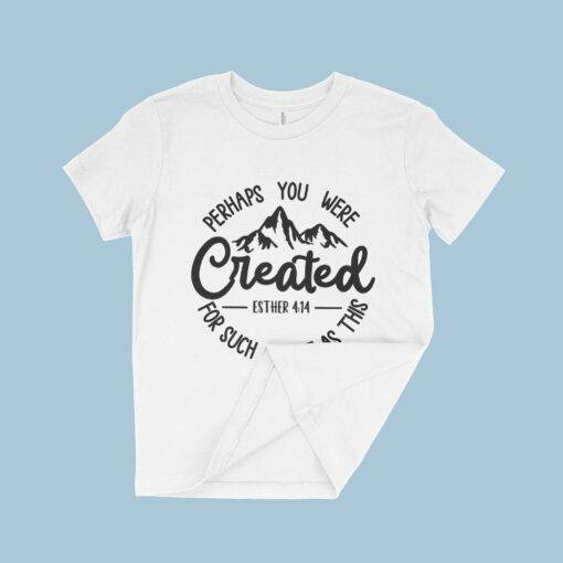 Kids' Best Selling Christian Created for Such a Time as This T-Shirt - Image 4
