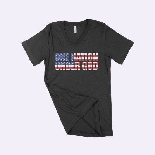 V-Neck Patriotic Christian T-Shirt - Image 4