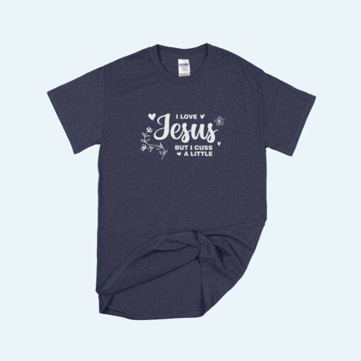 I Love Jesus Men's Heavy Cotton T-Shirt 4