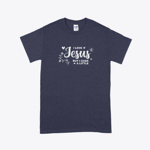 I Love Jesus Men's Heavy Cotton T-Shirt 1