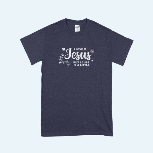 I Love Jesus Men's Heavy Cotton T-Shirt 3