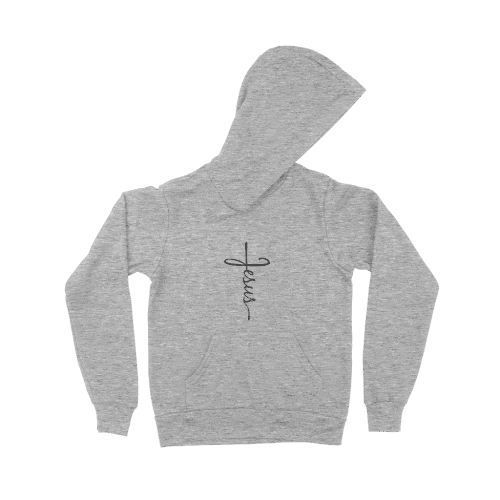 Jesus Cross Kids' Sponge Fleece Hoodie 6