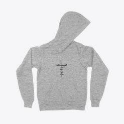 Jesus Cross Kids' Sponge Fleece Hoodie