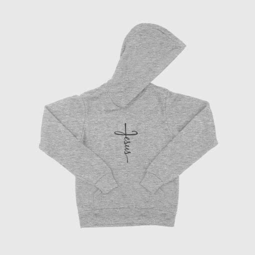 Jesus Cross Kids' Sponge Fleece Hoodie 4