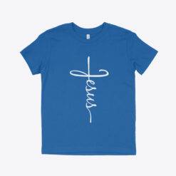 Jesus Cross Kids' Jersey T-Shirt