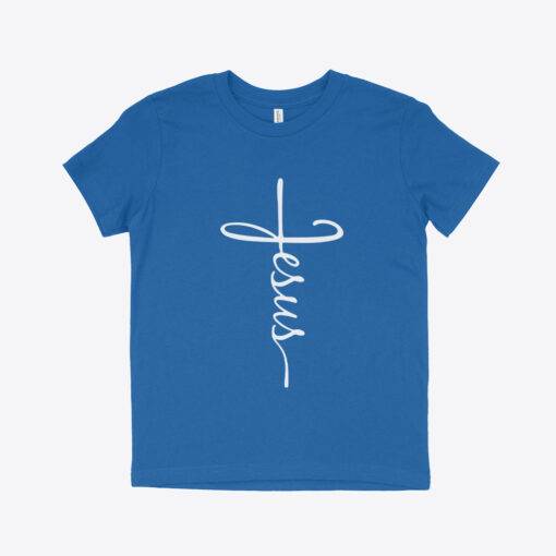 Jesus Cross Kids' Jersey T-Shirt 1