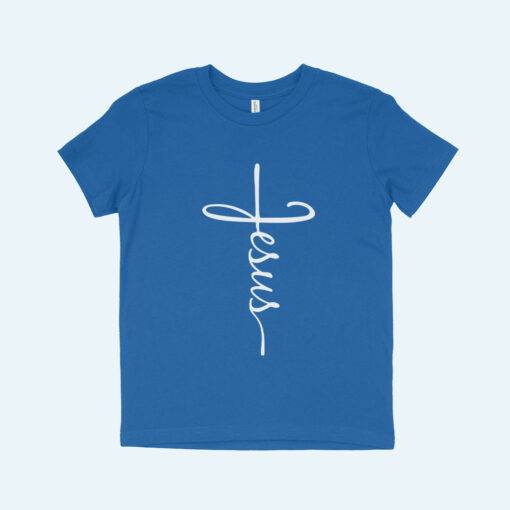 Jesus Cross Kids' Jersey T-Shirt 2