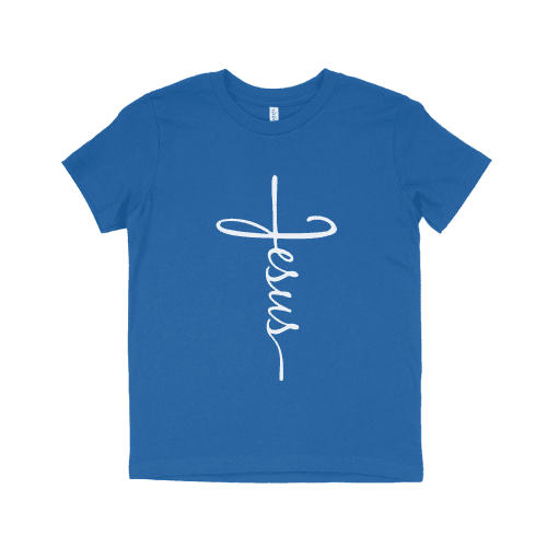 Jesus Cross Kids' Jersey T-Shirt 6