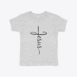 Jesus Cross Toddler Jersey T-Shirt