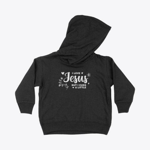 I love Jesus hoodie black