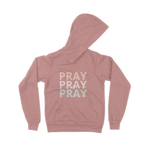 Pray On It Kids' Sponge Fleece Hoodie - Image 3