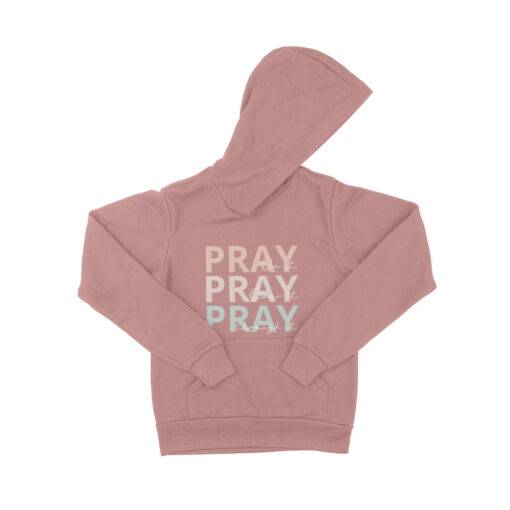 Pray On It Kids' Sponge Fleece Hoodie - Image 4
