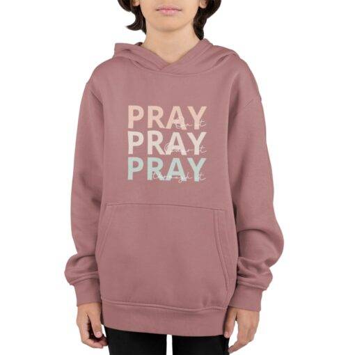 Pray On It Kids' Sponge Fleece Hoodie - Image 6