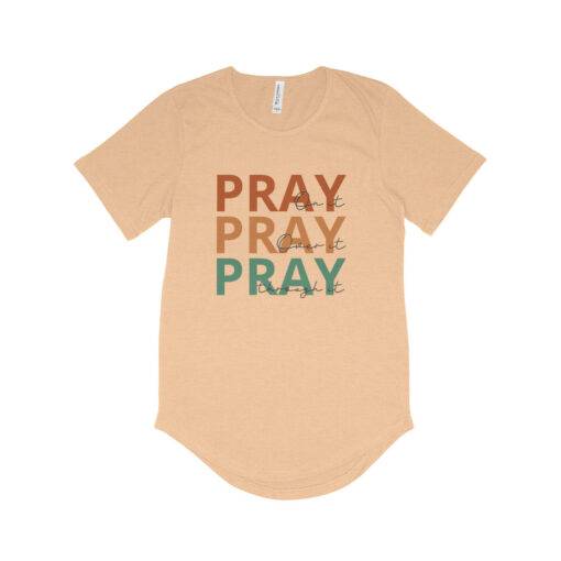 Pray On It Men's Jersey T-Shirt with Curved Hem 2