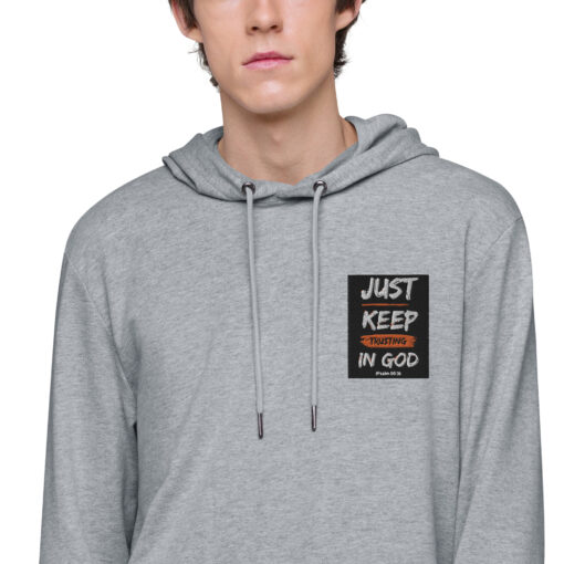 Men Trust in God Lightweight Hoodie - Psalm 56:3 1